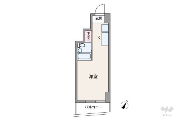 スカイコート都立大学第2:間取り図面