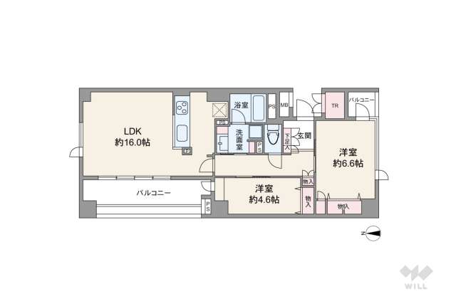アトラス江戸川アパートメント:間取り図面