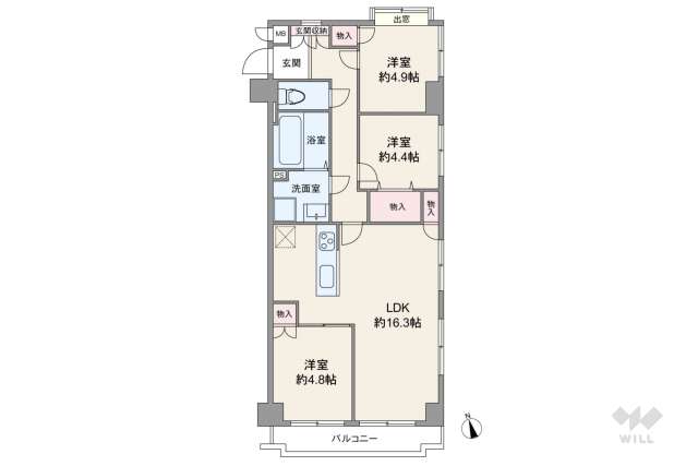 エンゼルハイム大森南:間取り図面