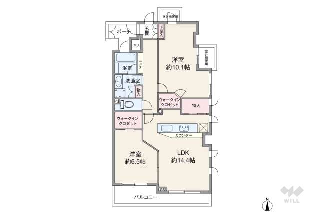 サンクタス大森ヴァッサーハウス:間取り図面