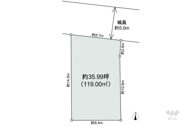 世田谷区野毛1丁目 土地:間取り図面