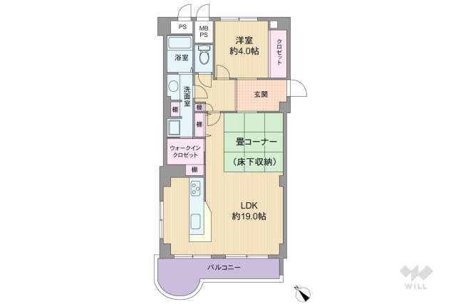 チボリ桜台ハイツ3号棟:間取り図面
