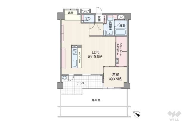 日神パレステージ宮崎台２:間取り図面