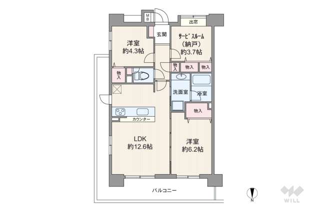 エンゼルハイム大森西:間取り図面