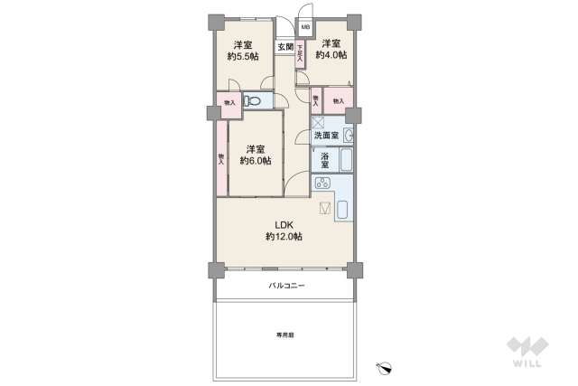 大森アイリス参番館:間取り図面
