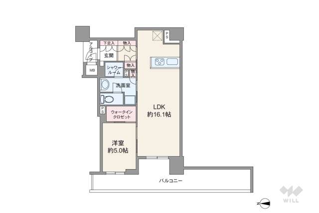 ジオタワー堺筋本町:間取り図面