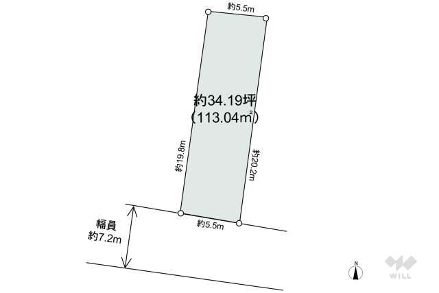 名古屋市南区桜台1丁目 土地:間取り図面