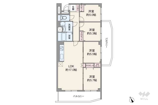 シーアイマンション瑞穂:間取り図面