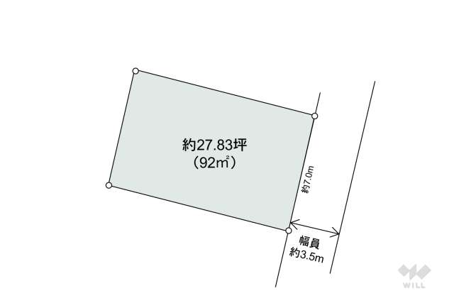 名古屋市千種区城山新町2丁目 土地:間取り図面