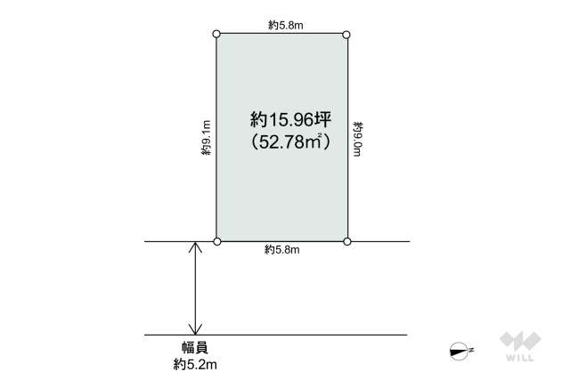 高槻市柱本6丁目 土地（敷地面積:52.78㎡）｜ウィル不動産販売