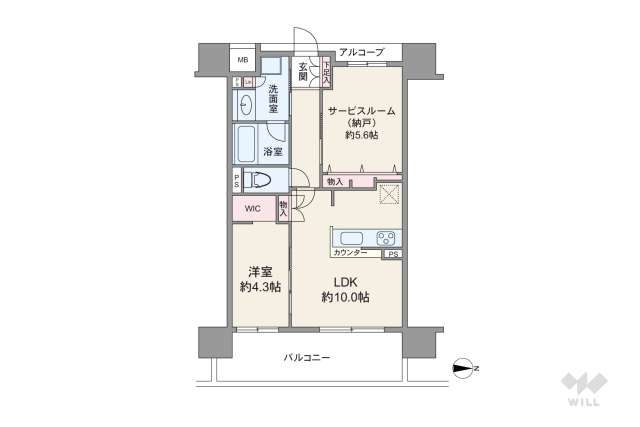 813222Rの間取り図