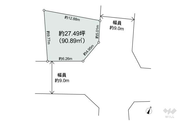 春日井市八田町8丁目 土地（敷地面積:90.89㎡）｜ウィル不動産