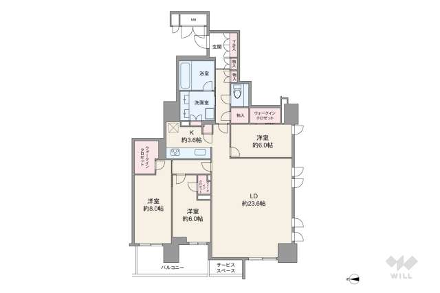 ジオタワー堺筋本町:間取り図面