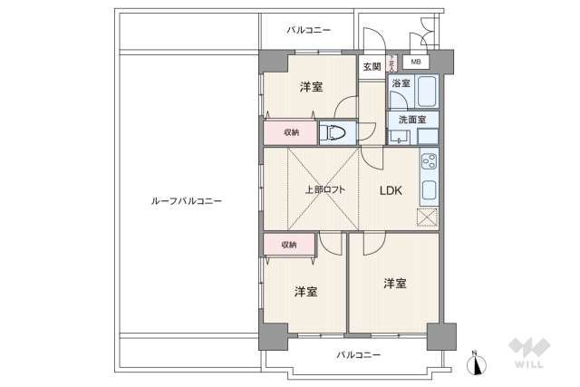 パール・ヒル尼崎:間取り図面