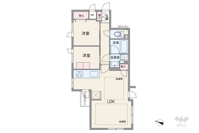 メルシー武蔵小山:間取り図面