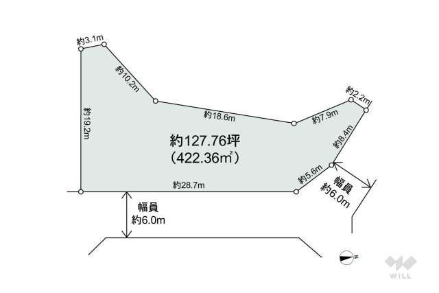 川西市緑台4丁目 土地:間取り図面