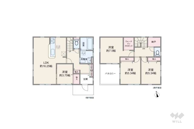 春日井市高森台2丁目 一戸建て:間取り図面