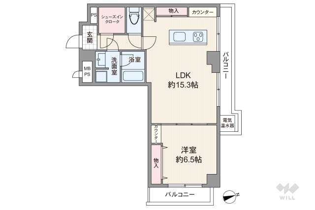 ドミール二子玉川:間取り図面