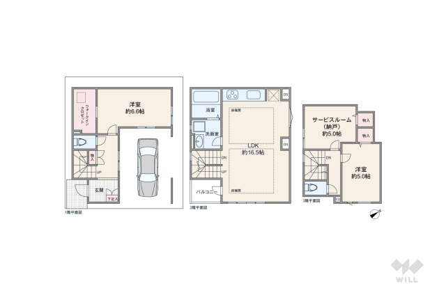 葛飾区柴又3丁目 一戸建て:間取り図面