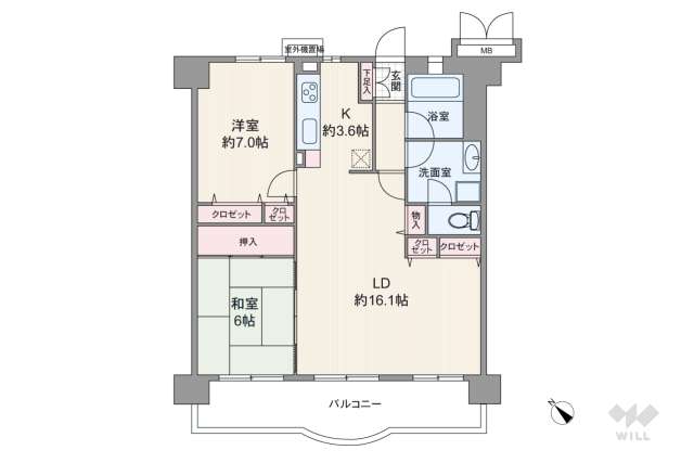 パレ宝塚プルミエール:間取り図面