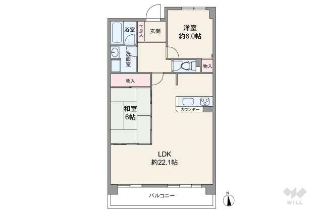 レインボー苗場:間取り図面
