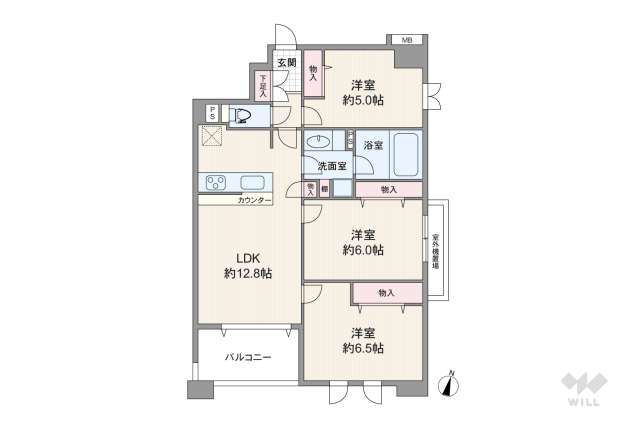 グランシティユーロパレス武蔵中原:間取り図面