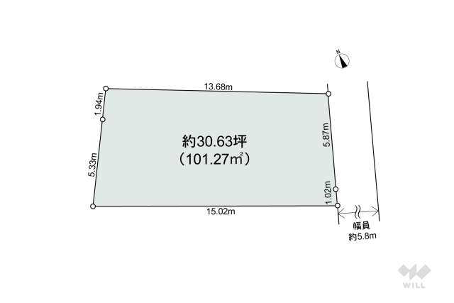吹田市南高浜町 土地:間取り図面