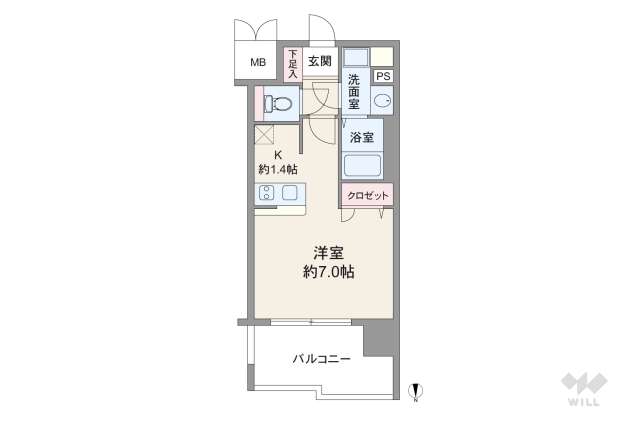 プレサンス鶴舞公園ウィズ:間取り図面