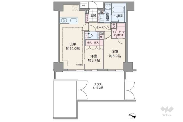 ディアナコート目黒:間取り図面