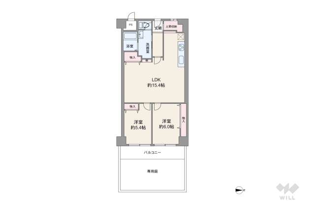 ローレルハイツ茨木総持寺1号棟:間取り図面