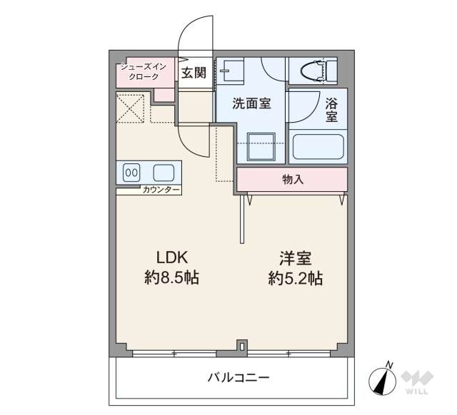 青戸三鈴コーポ:間取り図面