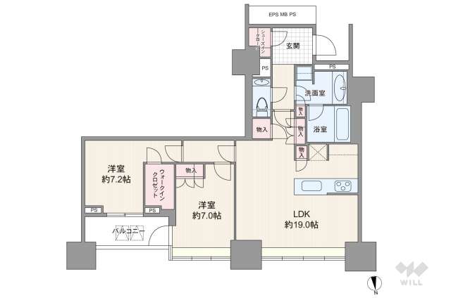 三田ガーデンヒルズノースヒル:間取り図面