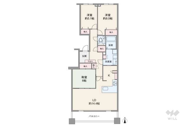 東山シティハウス:間取り図面