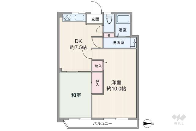 サンマンション新大阪:間取り図面