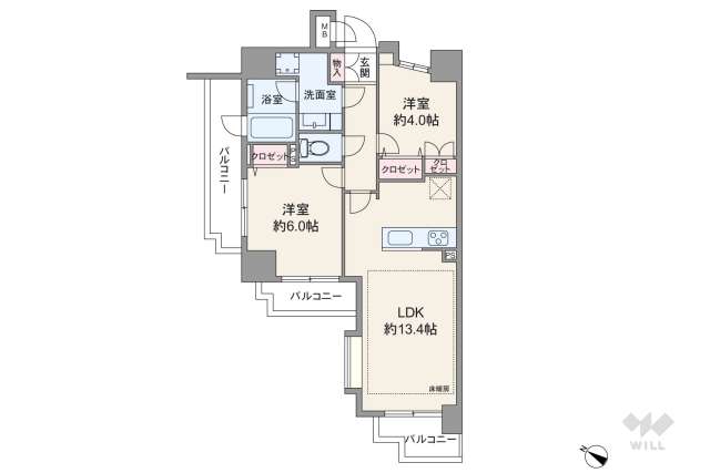 ヴィーナ・パルテール:間取り図面