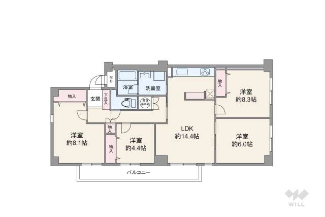 819248Rの間取り図