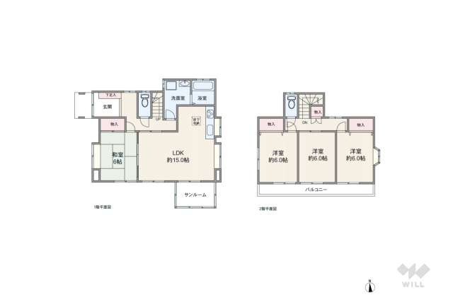 大府市桜木町2丁目 一戸建て:間取り図面