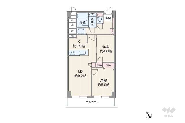 ニックハイム京浜蒲田:間取り図面