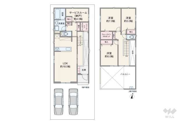 名古屋市瑞穂区柳ケ枝町2丁目 一戸建て:間取り図面