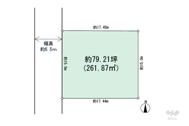 高槻市津之江町3丁目 土地:間取り図面