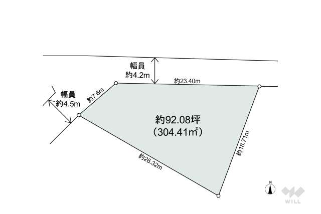 名古屋市名東区藤巻町1丁目 土地:間取り図面
