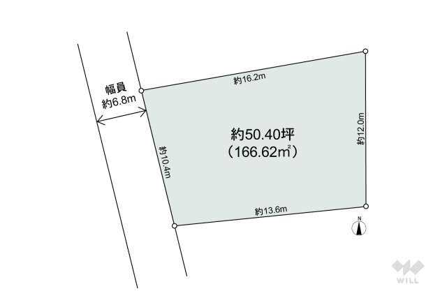 瀬戸市品野町3丁目 土地（敷地面積:166.62㎡）｜ウィル不動産