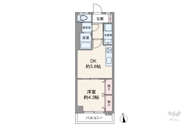 武蔵野グリーンハイツ:間取り図面