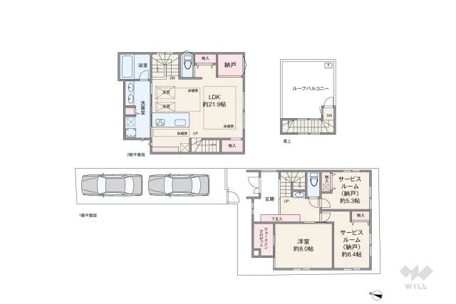 大田区久が原4丁目 一戸建て:間取り図面