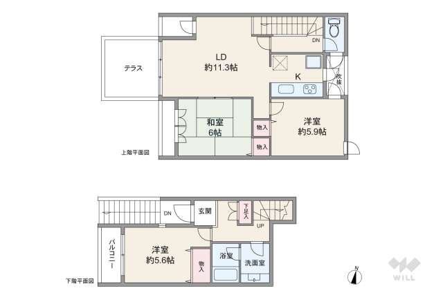 823820Rの間取り図