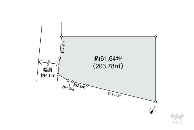瀬戸 瀬戸市品野町7丁目 土地（敷地面積:203.78㎡）｜ウィル不動産