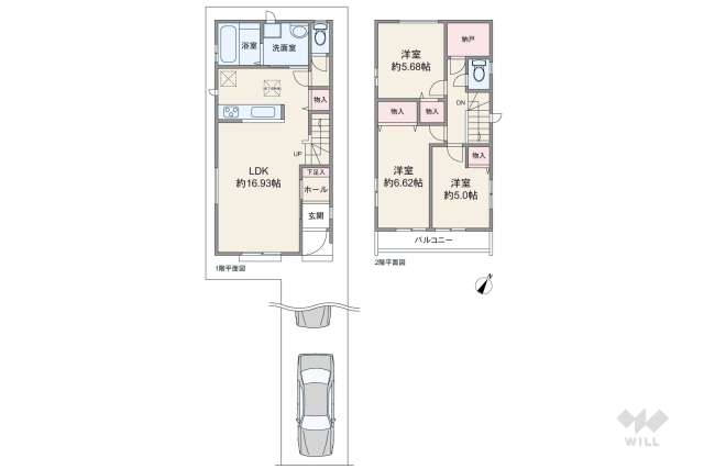 川口市戸塚東2丁目 一戸建て:間取り図面