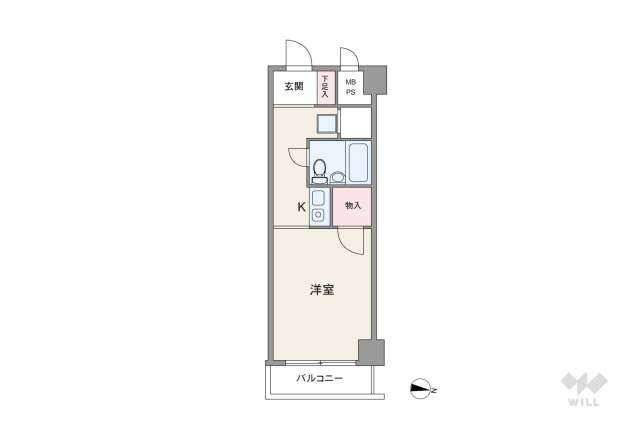 ライオンズマンション西新宿第５:間取り図面