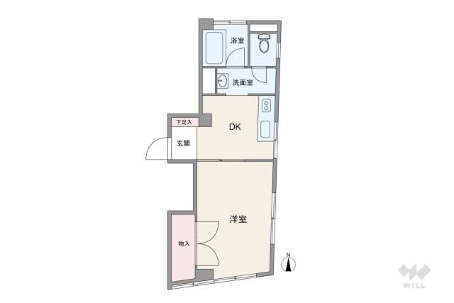 ハイツ池の上:間取り図面