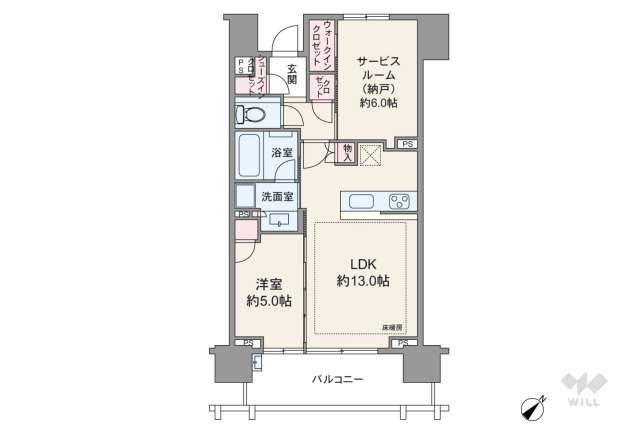 シティハウス広尾南:間取り図面